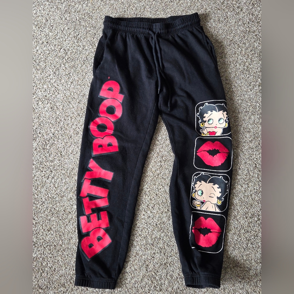 Betty Boop Sweatpants Joggers WOMENS SMALL
